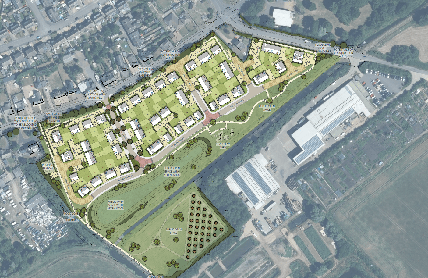 Image of Proposed Layout Yaxley